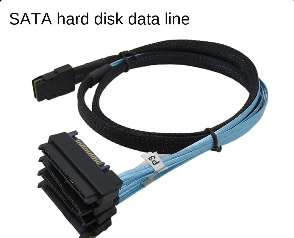 Mini 4 SAS Hard Drives 36-Pin SFF-8087 To 4 SAS 29-Pin SFF-8482 Cable Connectors with 15 Pin SATA Power Connector Controller кабель sas 29 pin sata