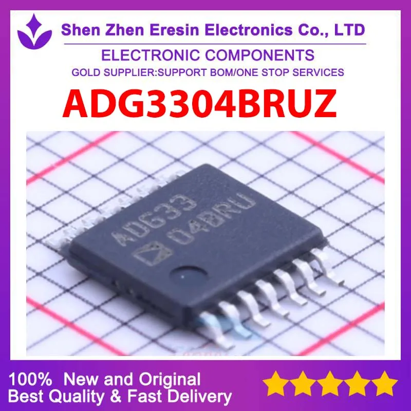 

Free shipping 5PCS/LOT ADG3304BRUZ TSSOP14 New and original