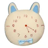 40cm Reversible Red Heart Plush Pillow with Legs Stuffed Blue Pink Cat Face Shaped Clock Flip Plushie Present 6