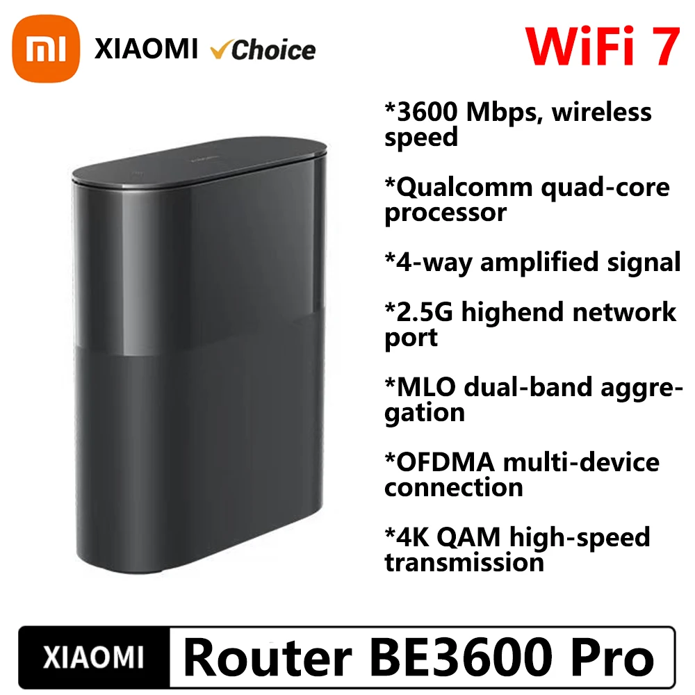 新しいXiaomiルーターBE3600 Pro WiFi 7 XiaomiメッシュシステムBE3600