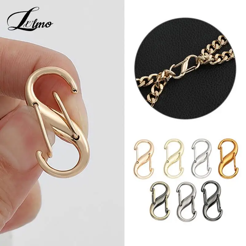 

2Pcs/lot Adjustable Metal Buckles For Chain Strap Bag Shorten Shoulder Crossbody Bags Hardware Accessories Wholesale