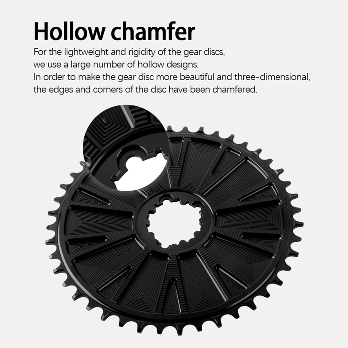Prowheel Rennrad-Kurbelgarnitur 170 172,5 175 mm 3 Schrauben Kettenblatt Narrow Wide Gravel Fahrradkettenrad 40 56 58T Direct Mount Kurbel – Detail 11