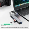 5Gbps USB 3.0 HUB USB C HUB USB C Docking Station High Speed Splitter Multiport OTG Adapter Card Reader for PC/Laptops/MacBook 6
