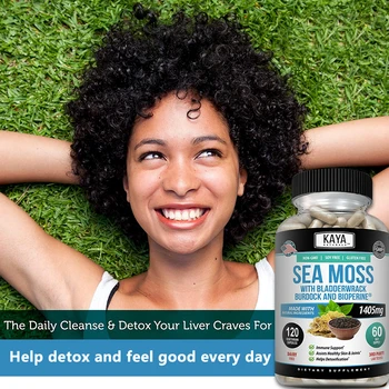 Kaya – algues naturelles, complément mixte pour hommes et femmes, favorise la santé des articulations et renforce l'immunité