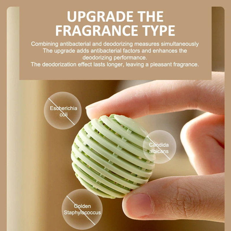 Gute 6-teilige Deodorant-Kugeln, schimmel- und insektensicher, langanhaltender Lufterfrischer für Kleiderschrank, Schuhschrank, Badezimmer und Auto – Detail 2