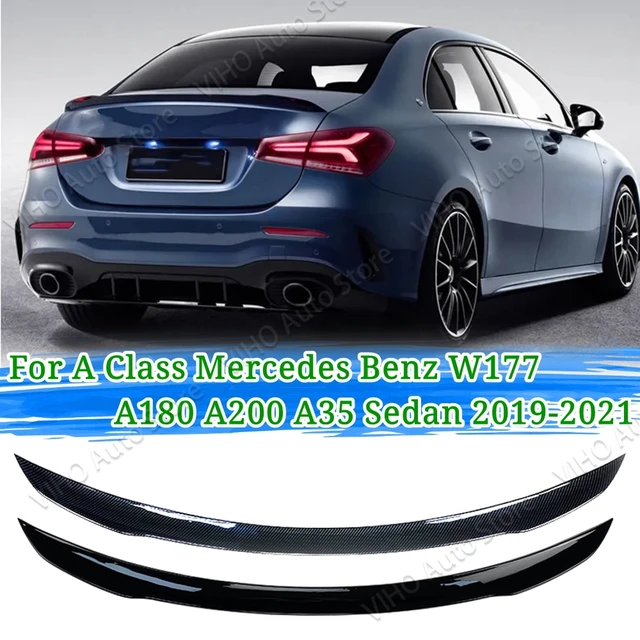 FOR 2019-2022 MERCEDES BENZ W177 A CLASS SEDAN AMG CARBON FIBER TRUNK  SPOILER