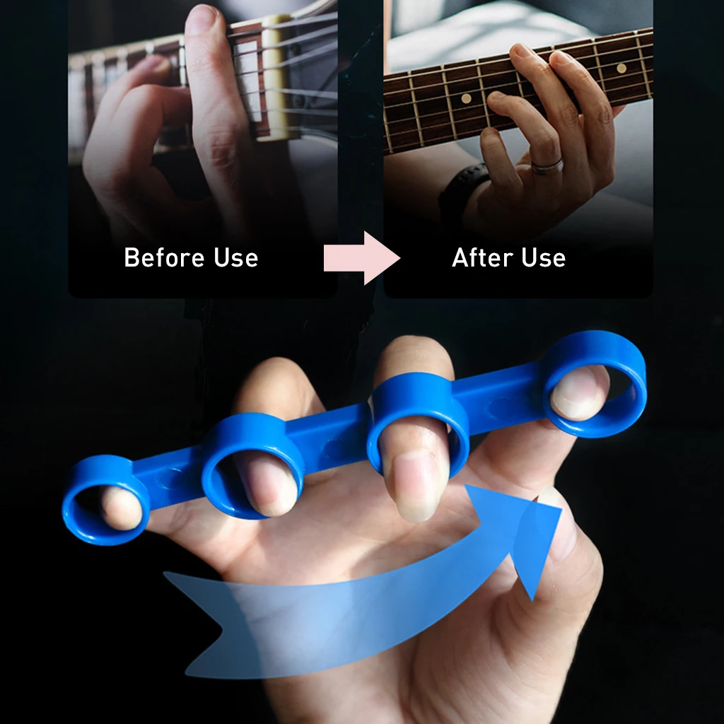 Guitar Finger Expansion Sleeves Ukulele Accessories Finger Force Piano Span Practice Electric Acoustic Guitar