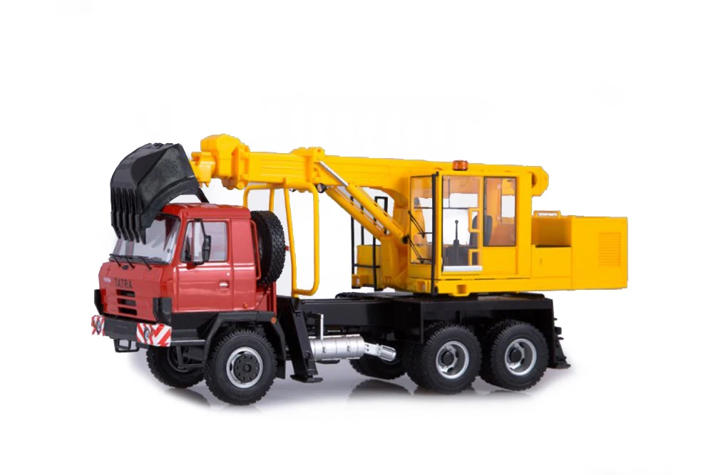 TATRA 815 UDS-114A EXCAVATOR 1983-2020 YELLOW/RED| ЭКСКАВАТОР-ПЛАНИРОВЩИК (НА ШАССИ TATRA-8 |