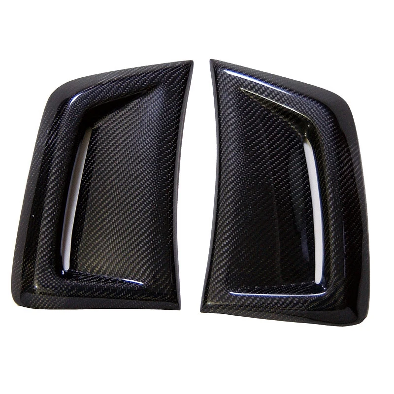 

Car Carbon Fiber Air Vent Duct Cover Side Air Insert Vent Cover Trim Cover Vent Sticker For W204 C63 Amg 2012-2014