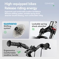 ROCKBROS Vélo enfant cadre en alliage d'aluminium léger 9 vitesses pour adolescents garçons et filles 16/20/24/26 pouces vélo co 5