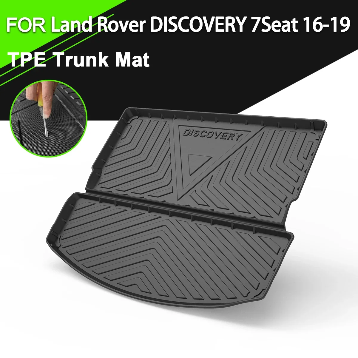 

Trunk Mat TPE FOR Land Rover DISCOVERY 7Seat 16-19 Car Waterproof Non-Slip Rubber Cargo Liner Accessories