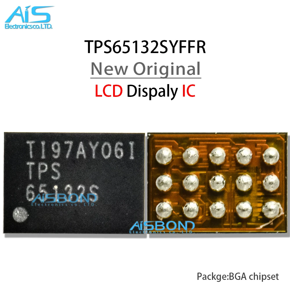 

5Pcs/lot TPS65132 TPS65132SYFFR TPS 65132S LCD display ic for huawei oppo BGA-15 Cellphone LCD drive ic