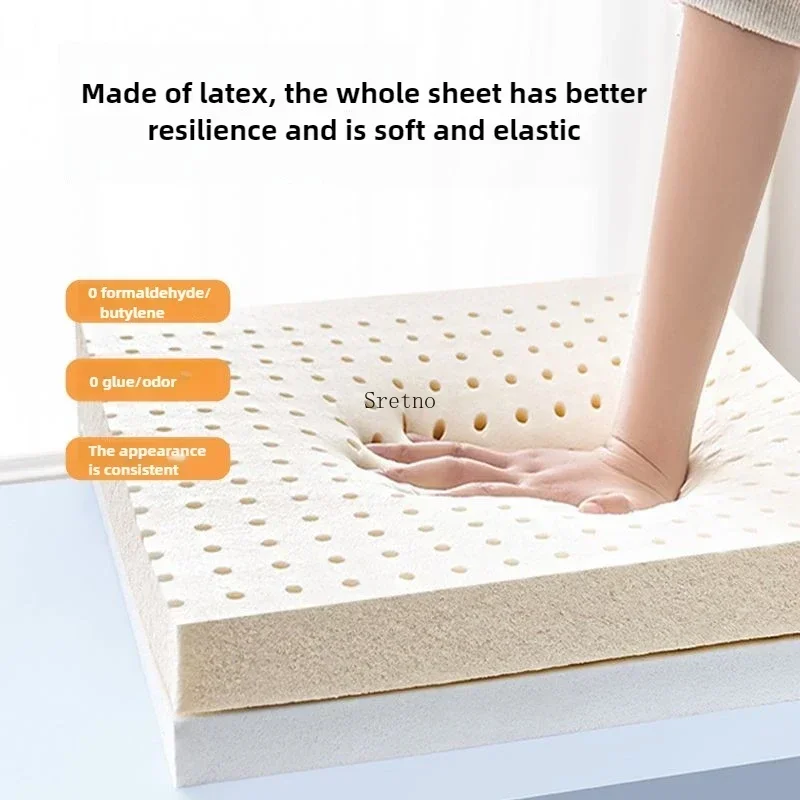 Thickened High 10cm Floor Cushion Natural Latex Buttocks Cushions Office Chair Seat Cushion Car Seat Cushions Coussin De Chaise 4