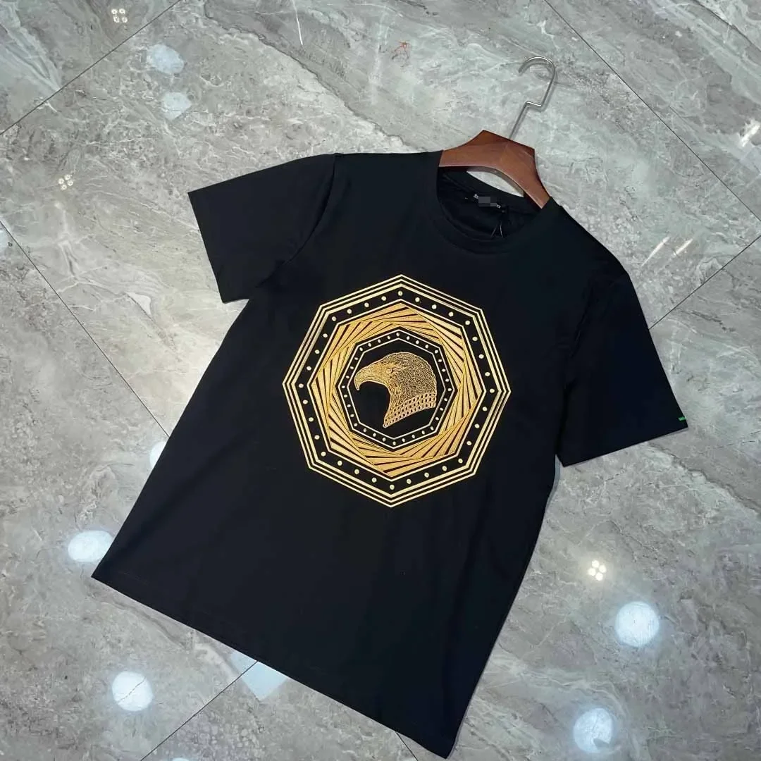 

BILLIONAIRE SIJITONGDA Shirt silk men 2024 summer new short sleeve breathable thin embroidery quality big size -3XL