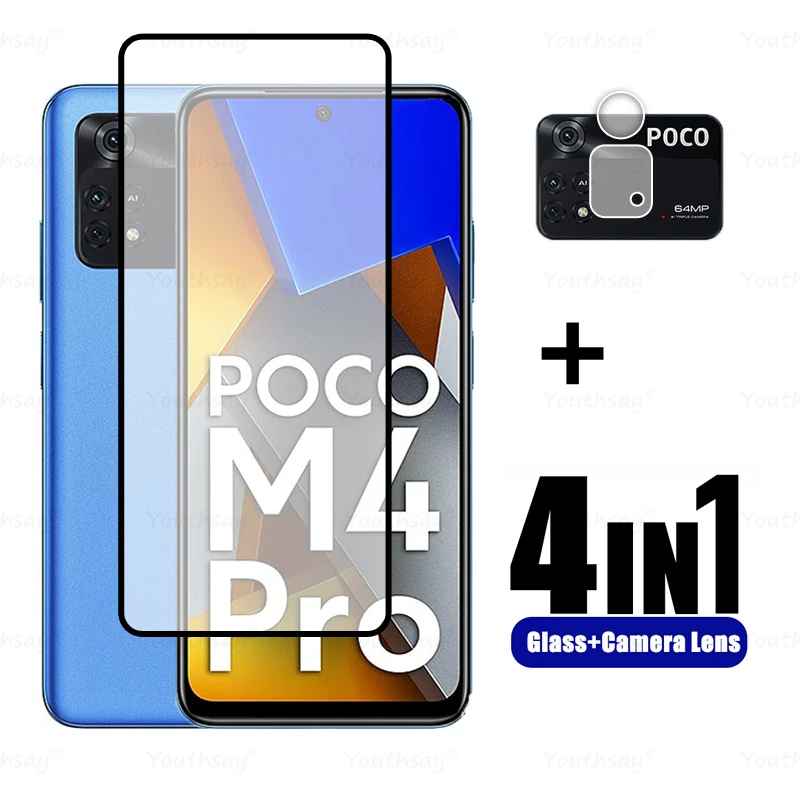 Vetro A Copertura Totale Per Xiaomi Poco M4 Pro 4G 5G Vetro Protettivo Per Obiettivo Fotocamera Poco M4 Pro Per Poco M4 Pro X4 Pro X4 Nfc