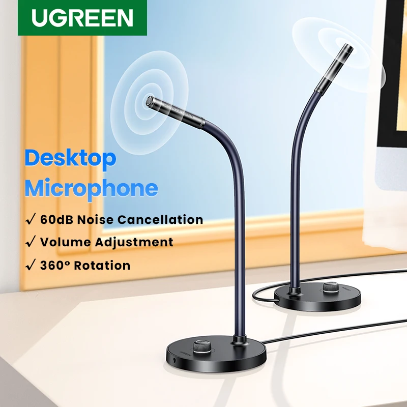 UGREEN USB Microphone Desktop Computer PC Mic for YouTube Streaming