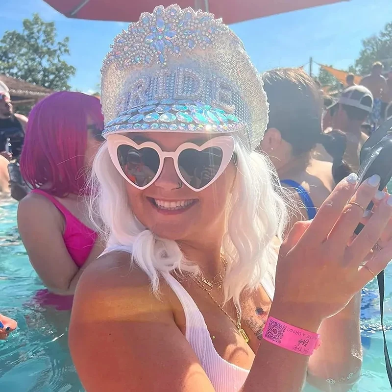 

Головной убор Captain Bride to be hat Disco beach яхта бассейн Девичник вечерние свадебный душ свадебный помолвка медовый месяц
