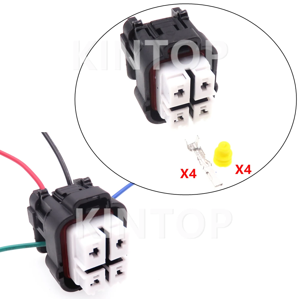 

1 Set 4 Pins Automobile Fuel Pumps Wiring Connector For Toyota Mazda 6195-0315 Car Gasoline Pump Wire Socket