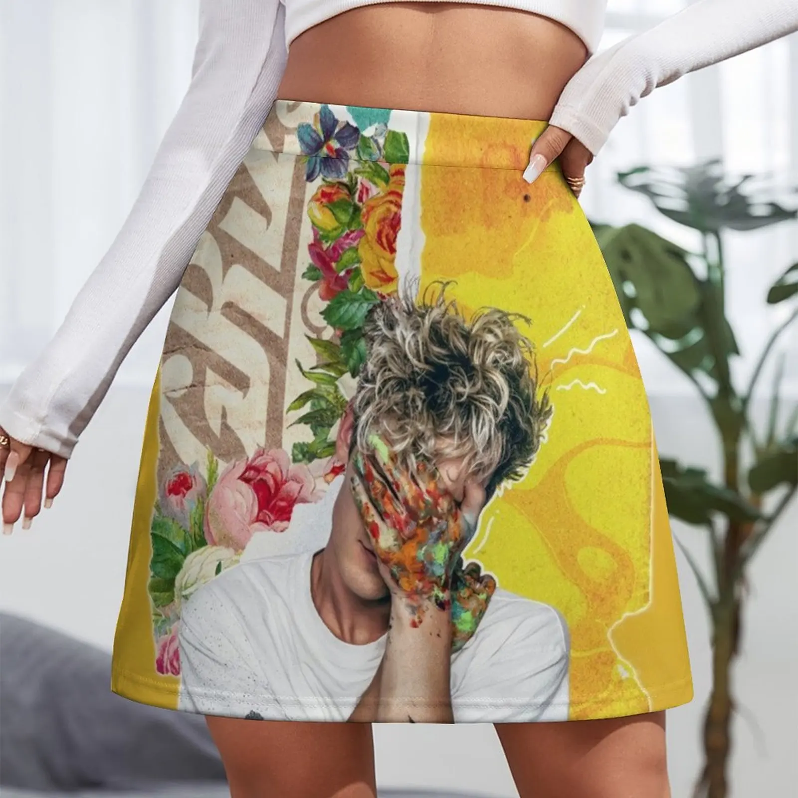 Griz Mini Skirt Short women′s skirts extreme mini dress Summer dress