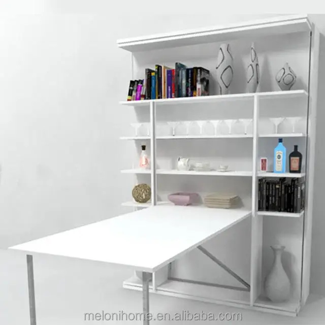 RotatingMurphyVerticalWallBedwithDeskMultifunctionalFurniture