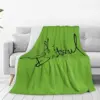 Britney Spears SIGNATURE Blanket Fleece Portable Sofa Throw Blankets For Home Bedroom Outdoor Throws Bedspread Quilt 1