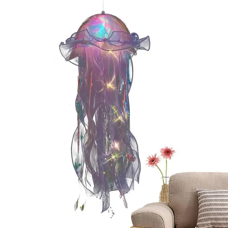 

DIY Jellyfish Light Jellyfish Hang Lamp Portable Party Decorative Lamps Atmosphere Decorative Lamp For Restaurant Study Living