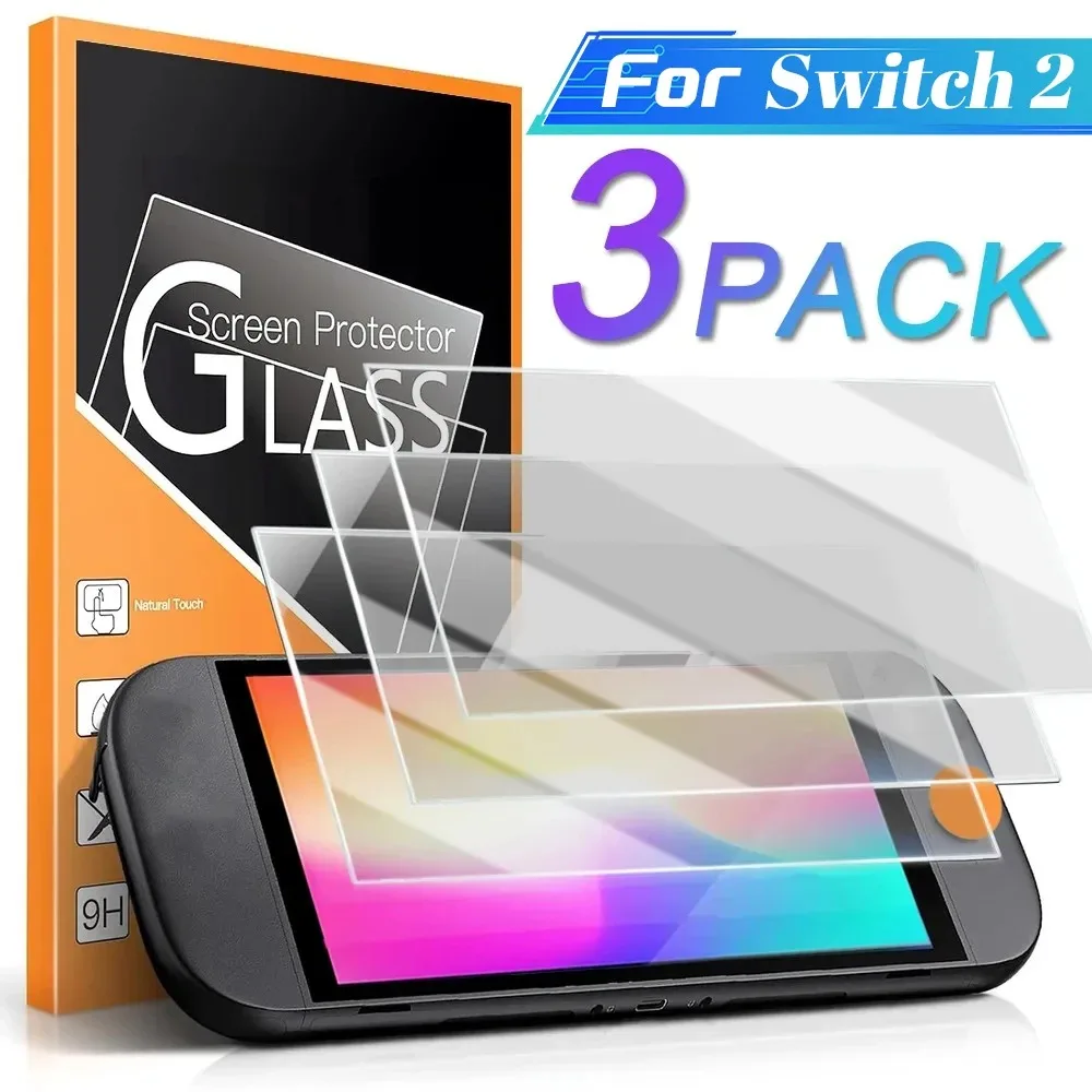 Premium Tempered Glass Screen Protector (1/2/3 Pack) - HD Clear, Anti-Scratch Protective Films