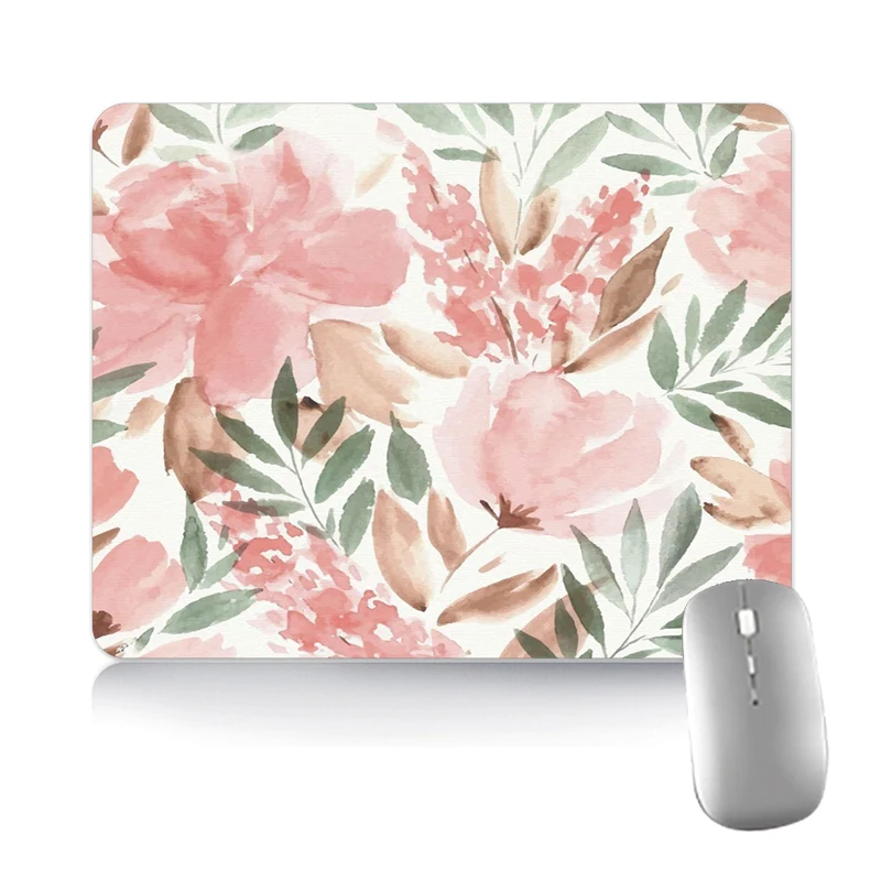 

About Life Mause Mat for Computers Motivational Quotes Small Mouse Pad Custom Flower Xiao