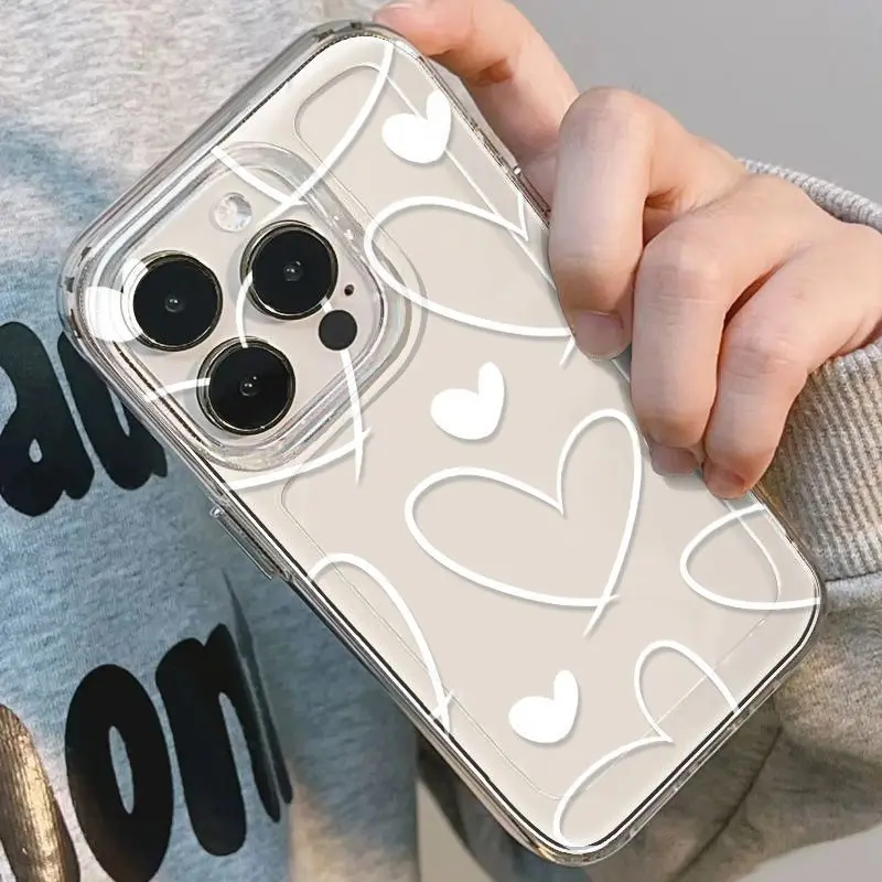 Shockproof Transparent Cute Silicone Soft Phone Case Cover