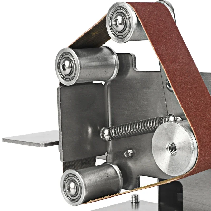 110V/220V Mini Belt Grinding Machine Tool Sharpening Machine Home DIY Polisher Machine Sanding Grinding Electric Sander