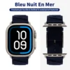 2025 New En Mer Bleu Nuit Band For Apple Watch 11 10 9 8 7 6 Se 3 Iwatch Ultra 3 2 Strap 49mm 46mm 45mm 44mm Series11