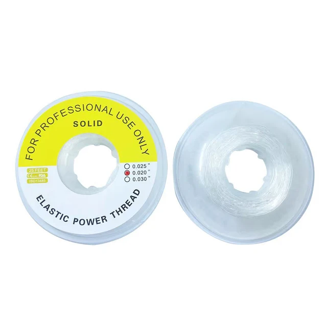 Denxy 3pc 25feet/roll High Quality Dental Orthodontic Strong Elastic Power Solid Thread Dental Power Thread Dental Elastic