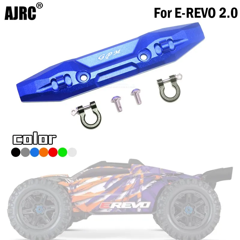 

For Trax E-revo 2.0 86086-4 Aluminum Alloy Front Bumper With U-shaped Traction Hook-5335