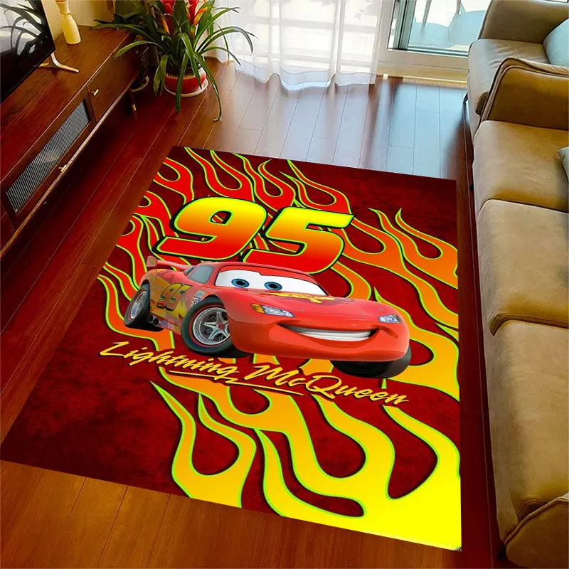 

Disney Cars Lightning Mcqueen Large Area Rugs Carpets Home Living Rooms Children's Kids Bedroom Sofa Doormat Floor Non-slip Mats