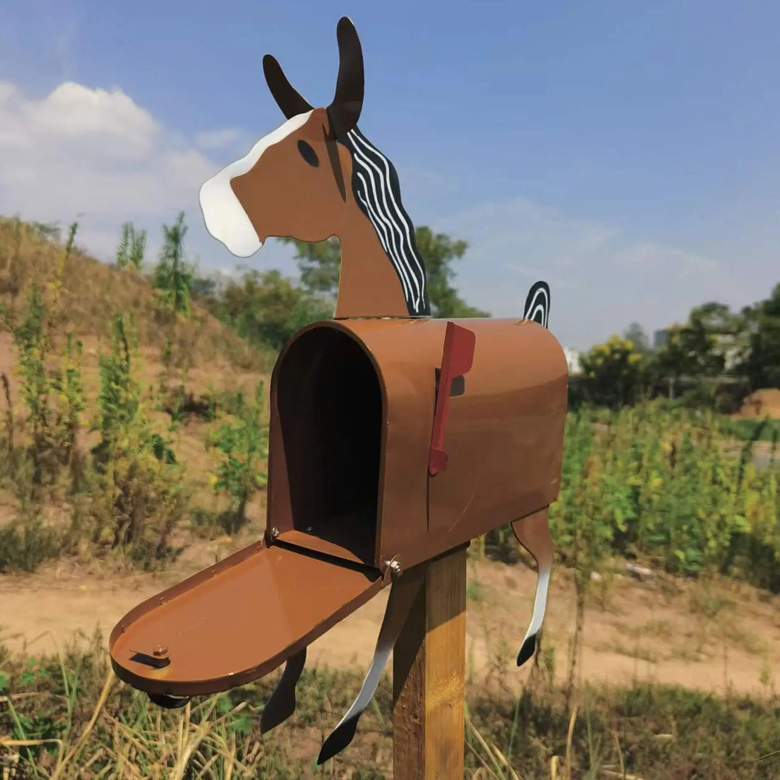 Animal Mailboxes Metal Mailboxes Horse Mailboxes Mail Box Animal Horse Mail Box