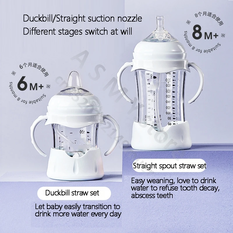 ANPEI suitable for Avent wide-bore bottle handle / teat / bottle base / screw teeth - dust cap / bottle accessories 3