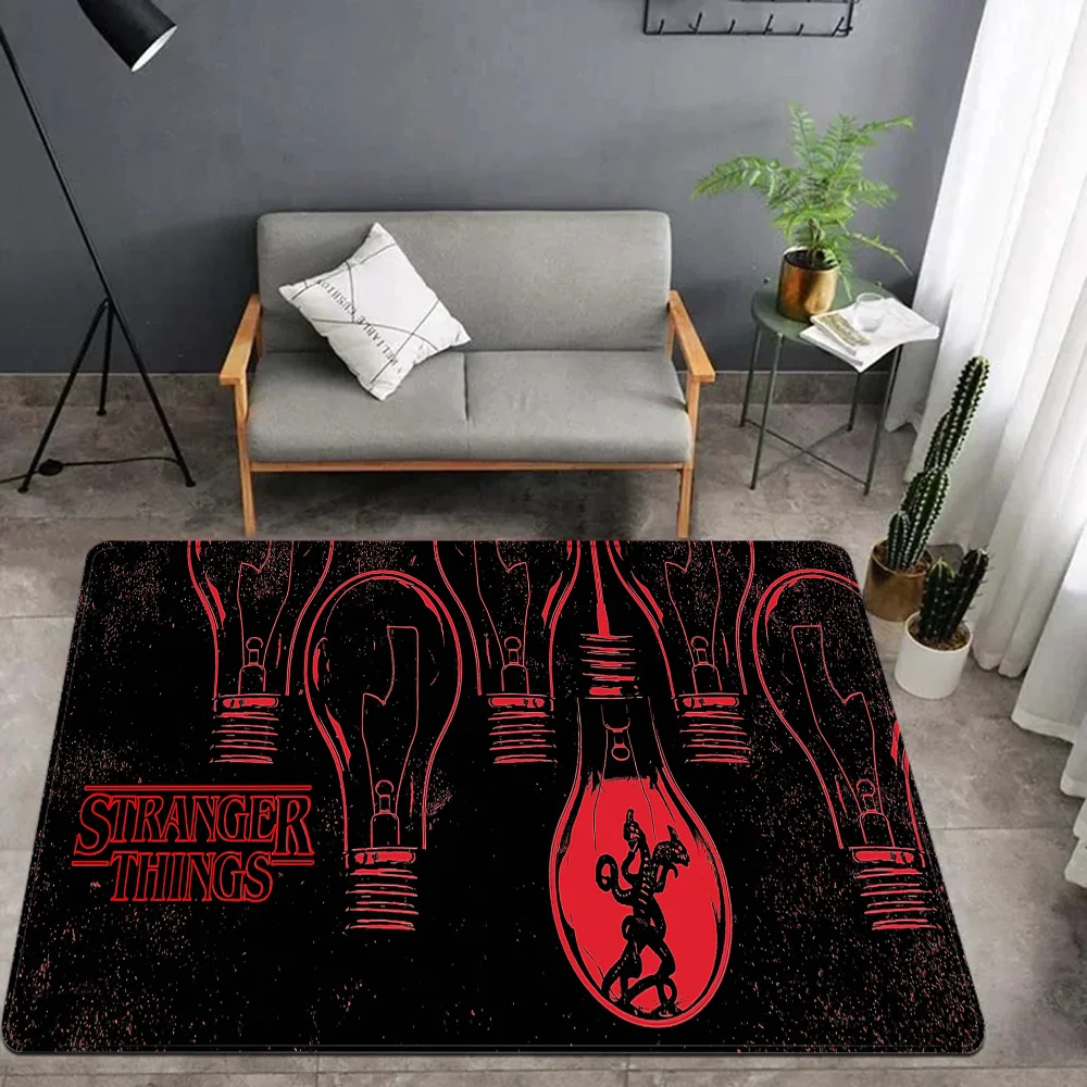 Stranger Things Rug Ideas S-Stranger-Things Floor Mat Retro Multiple Choice Living Room Kitchen ...