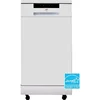 QWSPT SD-9263W 18″ Wide Portable Dishwasher with ENERGY STAR,6 Wash Programs,8 Place Settings and Stainless Steel Tub – White 4