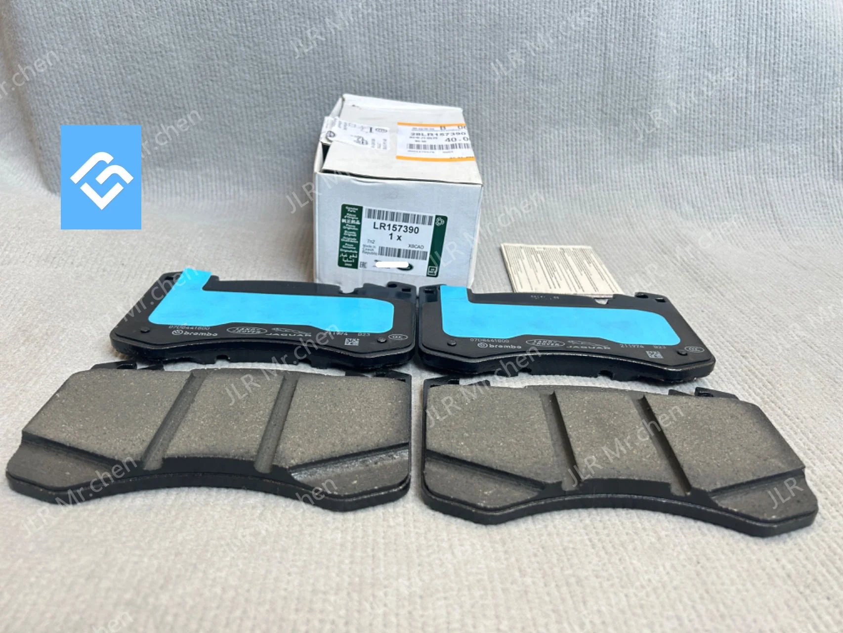 Suitable for the 23 front brake pads of the Range Rover Executive Range Rover Sport LR157388 LR157389 LR157390 quality assurance