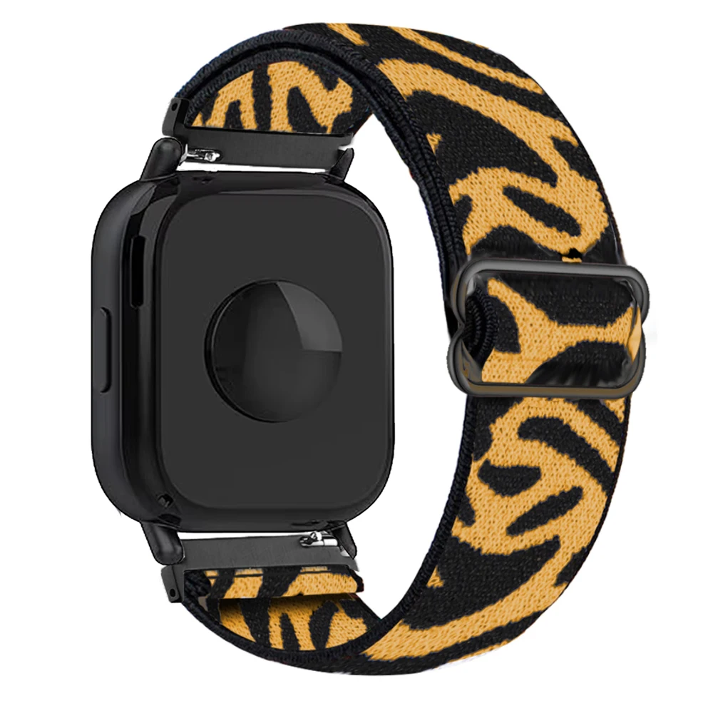 Adjustable Elastic Nylon Strap for Smartwatch - Enhanced Comfort Bracelet Band