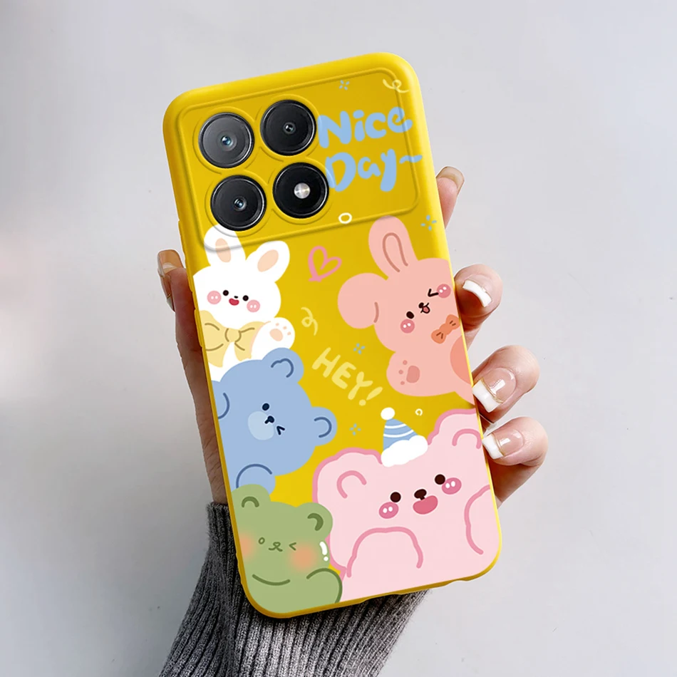 Cute Cartoon Cat & Frog Soft TPU Phone Case - Protective Bumper Cover