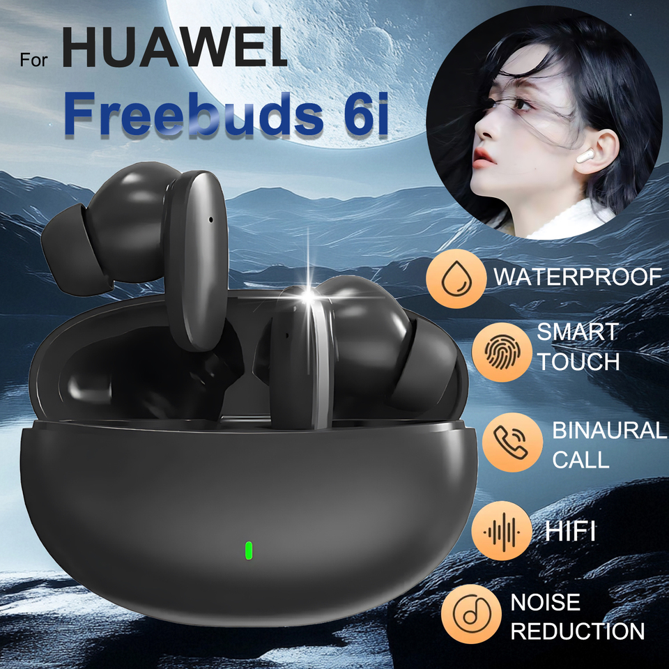 For Galaxy Freebuds 6i NES TWS Wireless Bluetooth Earphones Sport Stereo Headphone HiFi Music Earbuds With Built-in Microphone
