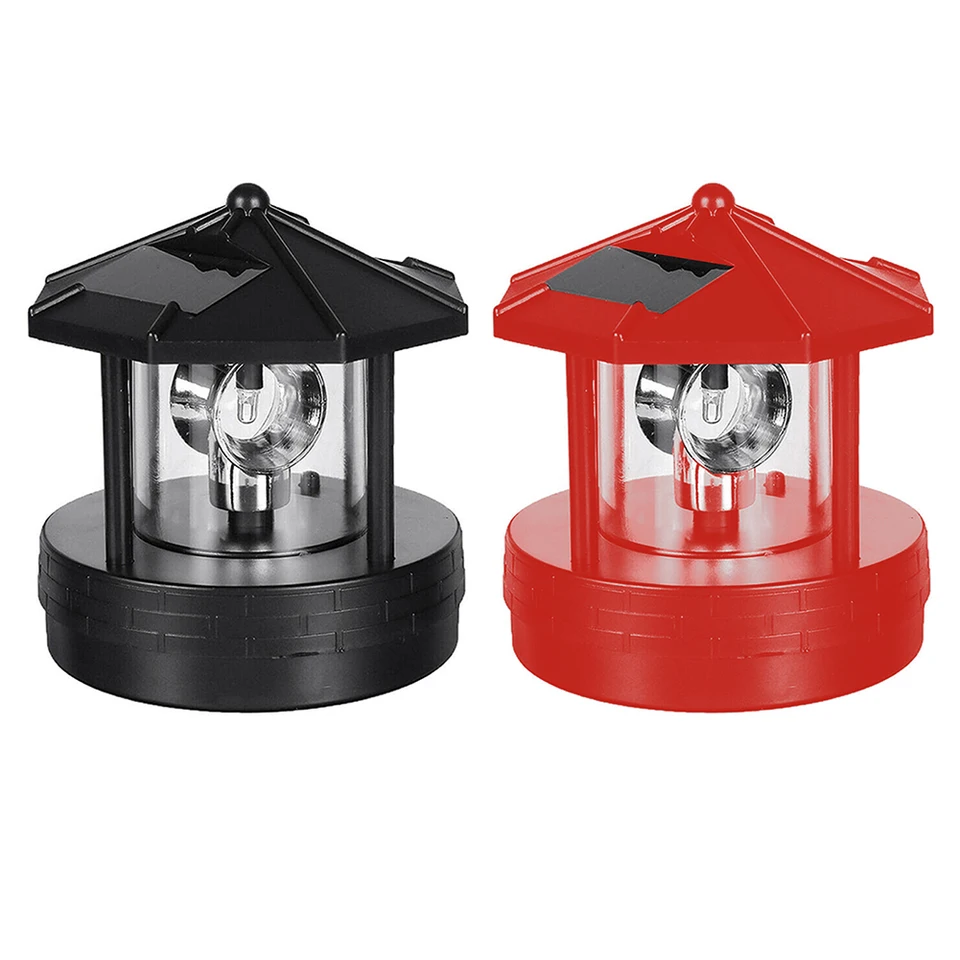 Ruifaya Luz LED Solar Con Fora De Faro Luz LED Solar Para Valla De Jardín, Haz De Calle, Luz