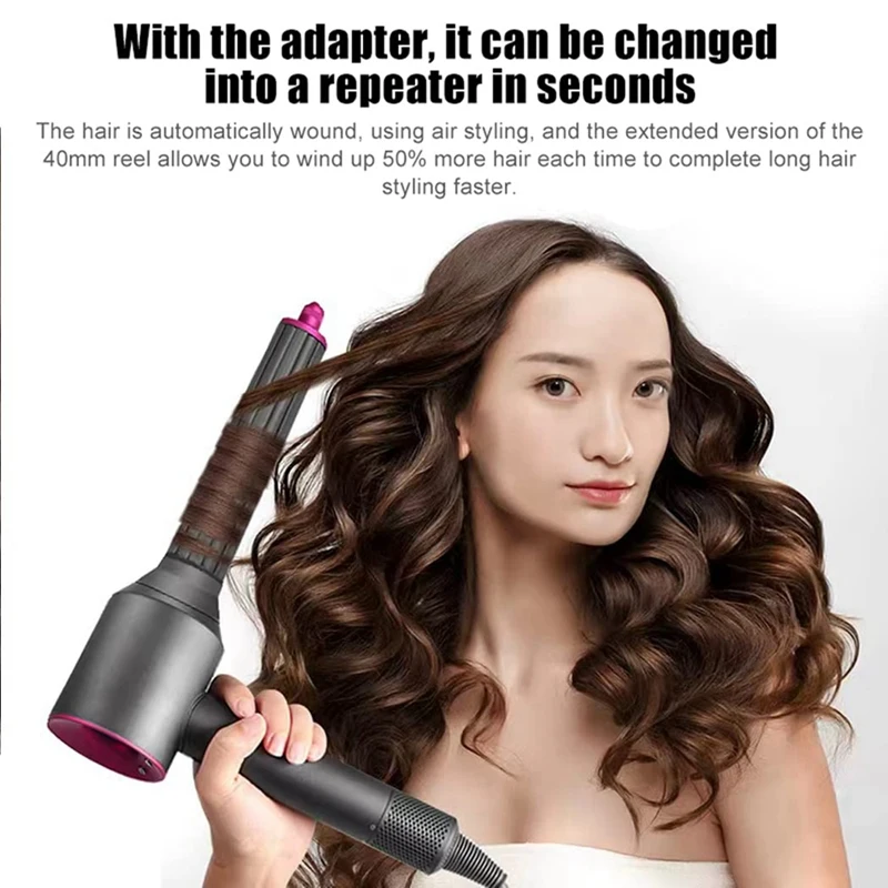 40MM Curling Styler Attachment For Dyson Airwrap Supersonic Hair Dryer Automatic Curling Barrels Curl Hair Styler Tool Durable A