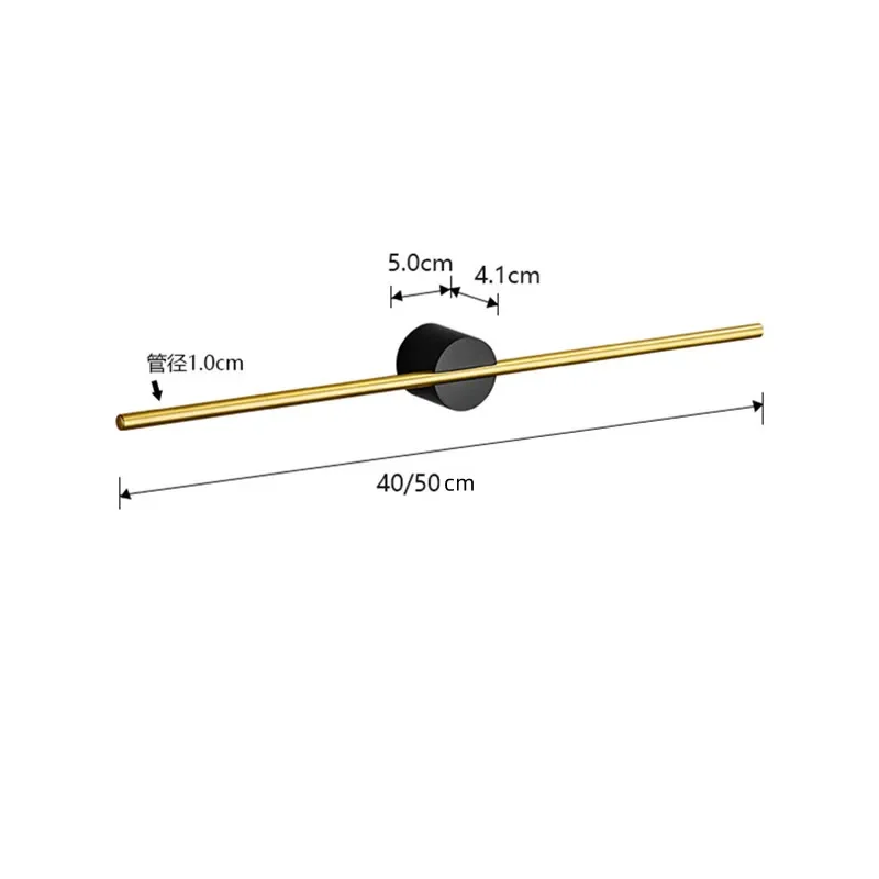 Modern minimalism Light luxury towel rack Creative brushed gold adjustable single rod bath towel holder Kitchen tissue holder