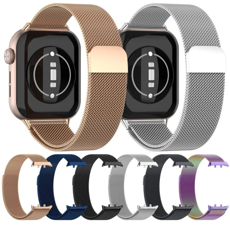 Premium Stainless Steel Milanese Loop Magnetic Bracelet - Elegant Replacement Strap