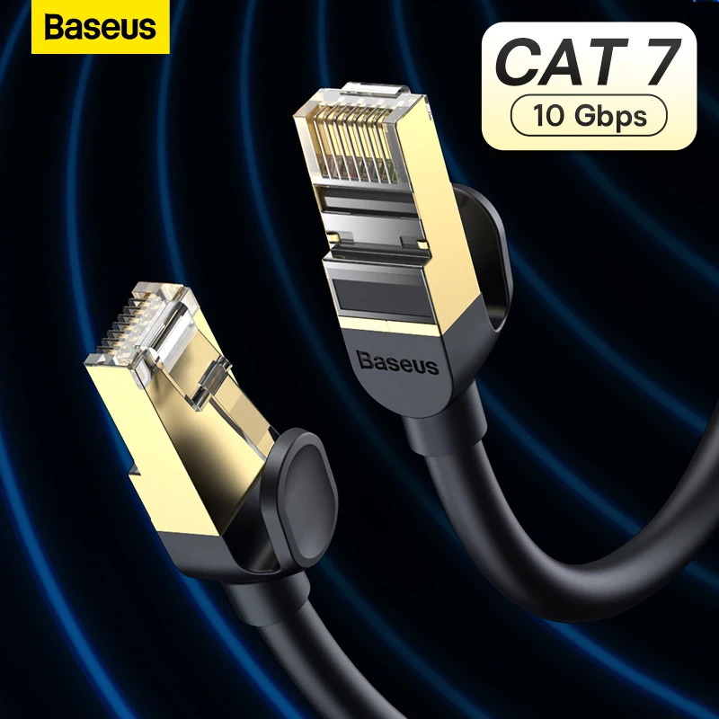 Baseus Cat 7 Cable 10Gbps High Speed Round RJ45 Cat7 Cable for