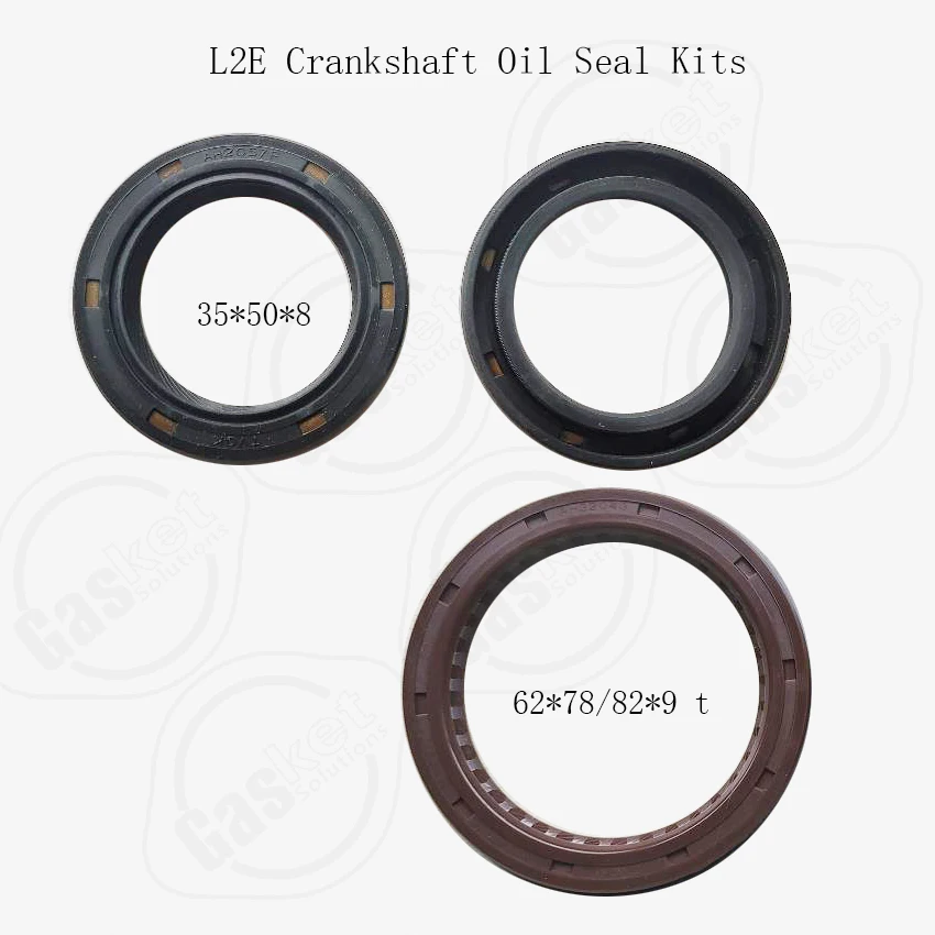L3E L3A L3C L2E 4D55 4D56 4D56T 4D56T-16V Front and Rear crankshaft oil seal sets For Mitsubishi engine AH2057F CX0239E AH3204G