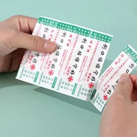 50pcs Emergency First Aid Bandage Heel Cushion Adhesive Plaster Waterproof Band-aid Medical Wound Hemostasis Patch Sticker