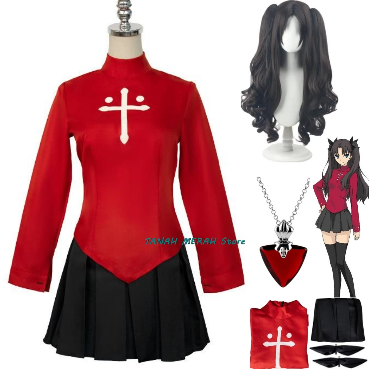 

Женский костюм для косплея из аниме «Fate/Stay Night»